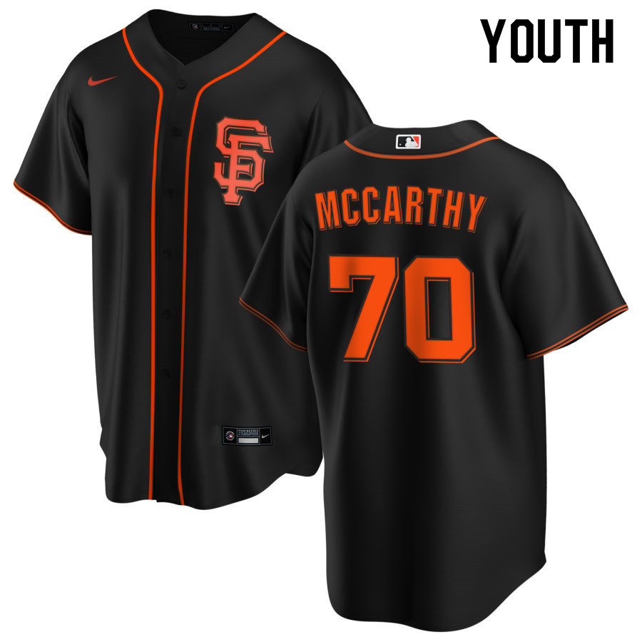 Nike Youth #70 Joe McCarthy San Francisco Giants Baseball Jerseys Sale-Black